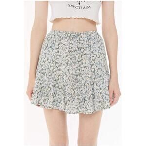 Urban Outfitters Green Dalila Ditsy Floral Mini Skirt Tiered sage green Daisy